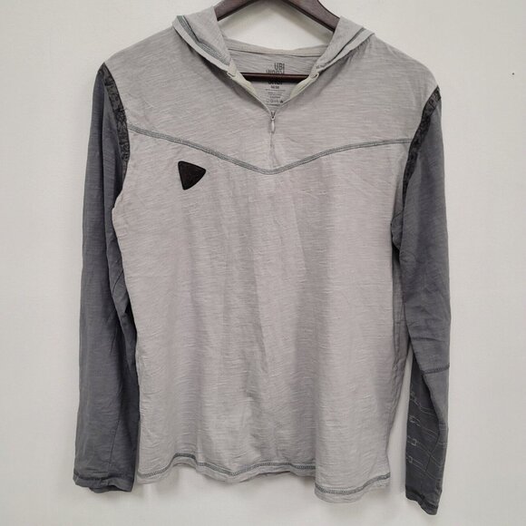 Ubi Workshop Mens Assassins Creed Gamer Hoodie Size M Gray Cotton Colorblock - Picture 1 of 10